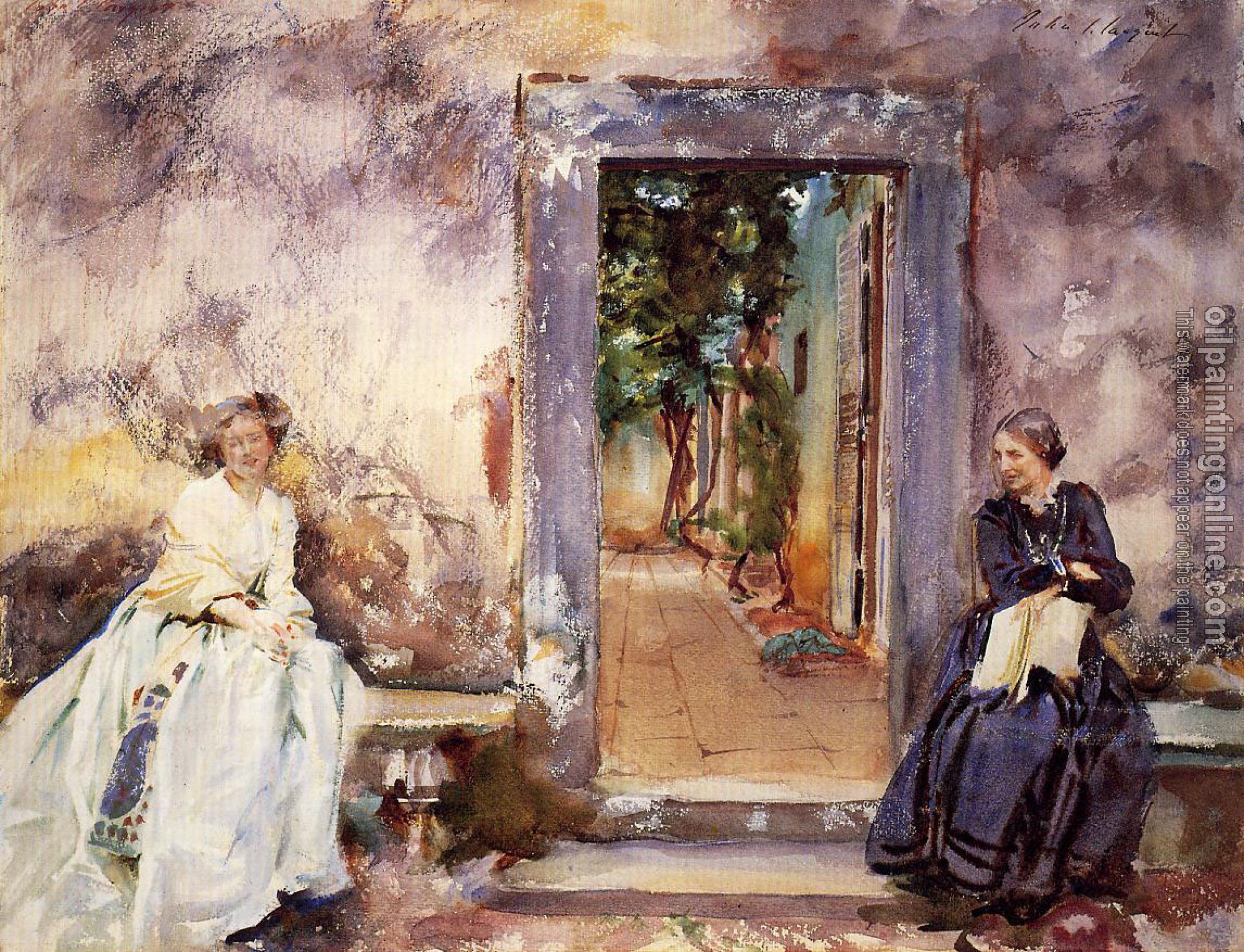 Sargent, John Singer - The Garden Wall